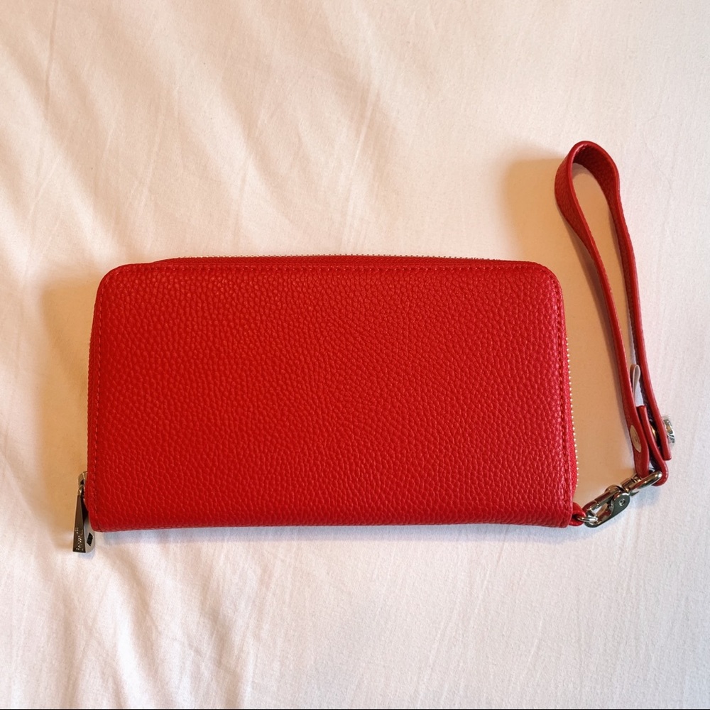 Thirty One Jewell Wristlet Wallet Cherry Red